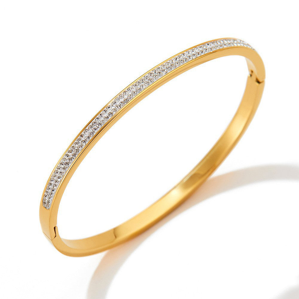 18K Gold-plated Stackable Bangles Each