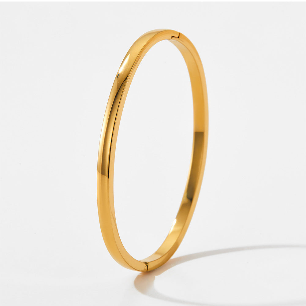 18K Gold-plated Stackable Bangles Each