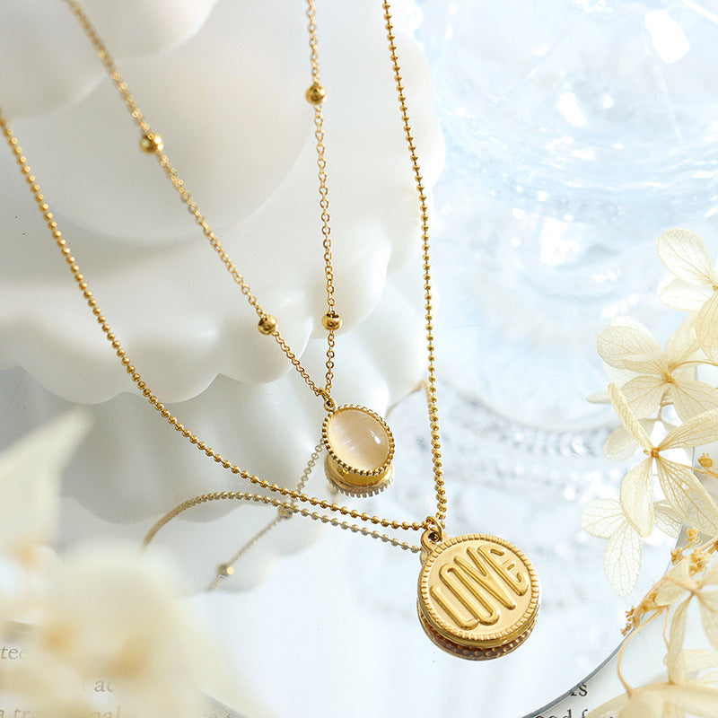 18K Gold-plated Simply Love Layered Necklace