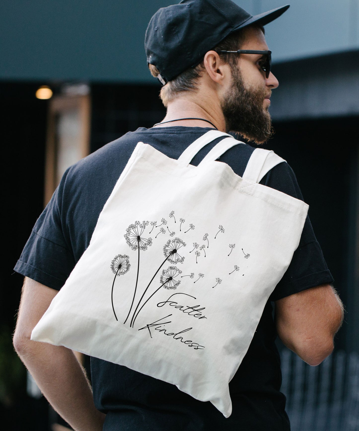 Scatter Kindness1 Cotton Canvas Tote Bag