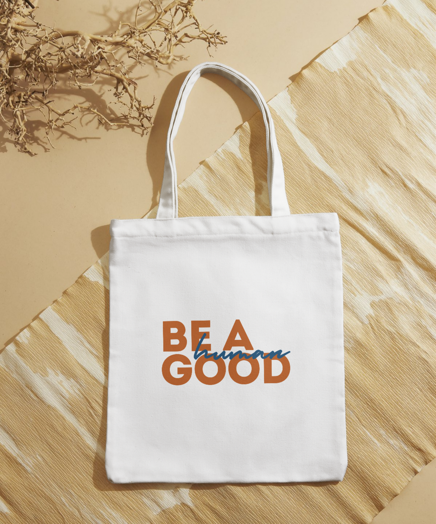 Be A Good Human2 Cotton Canvas Tote Bag