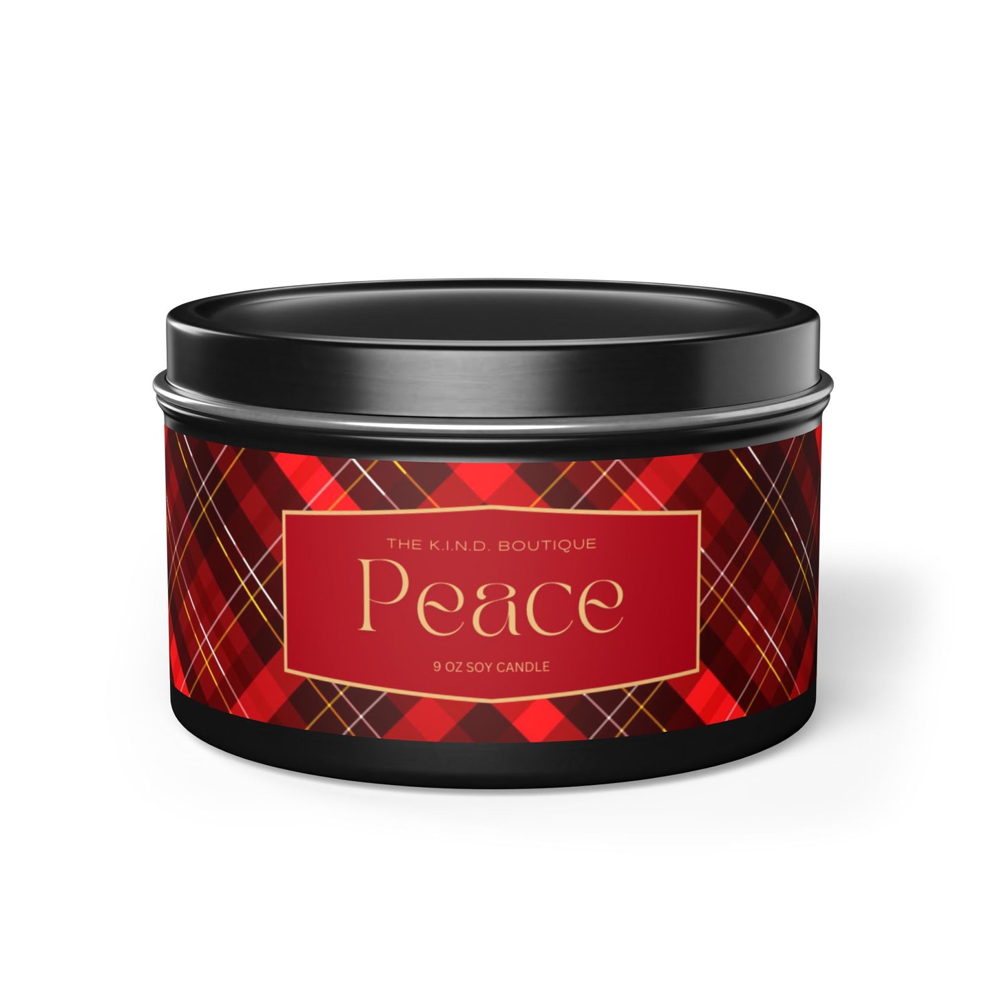 Peace Tin Candles