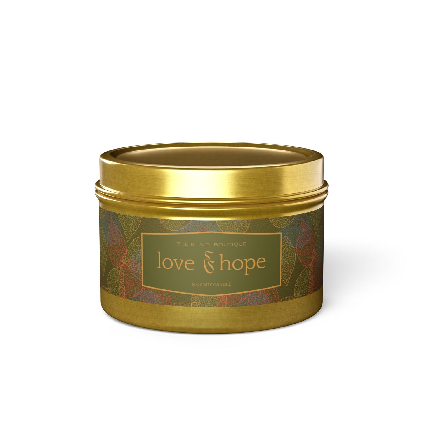 Love & Hope Tin Candles