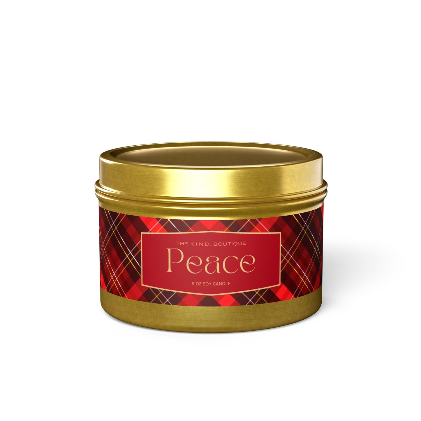 Peace Tin Candles