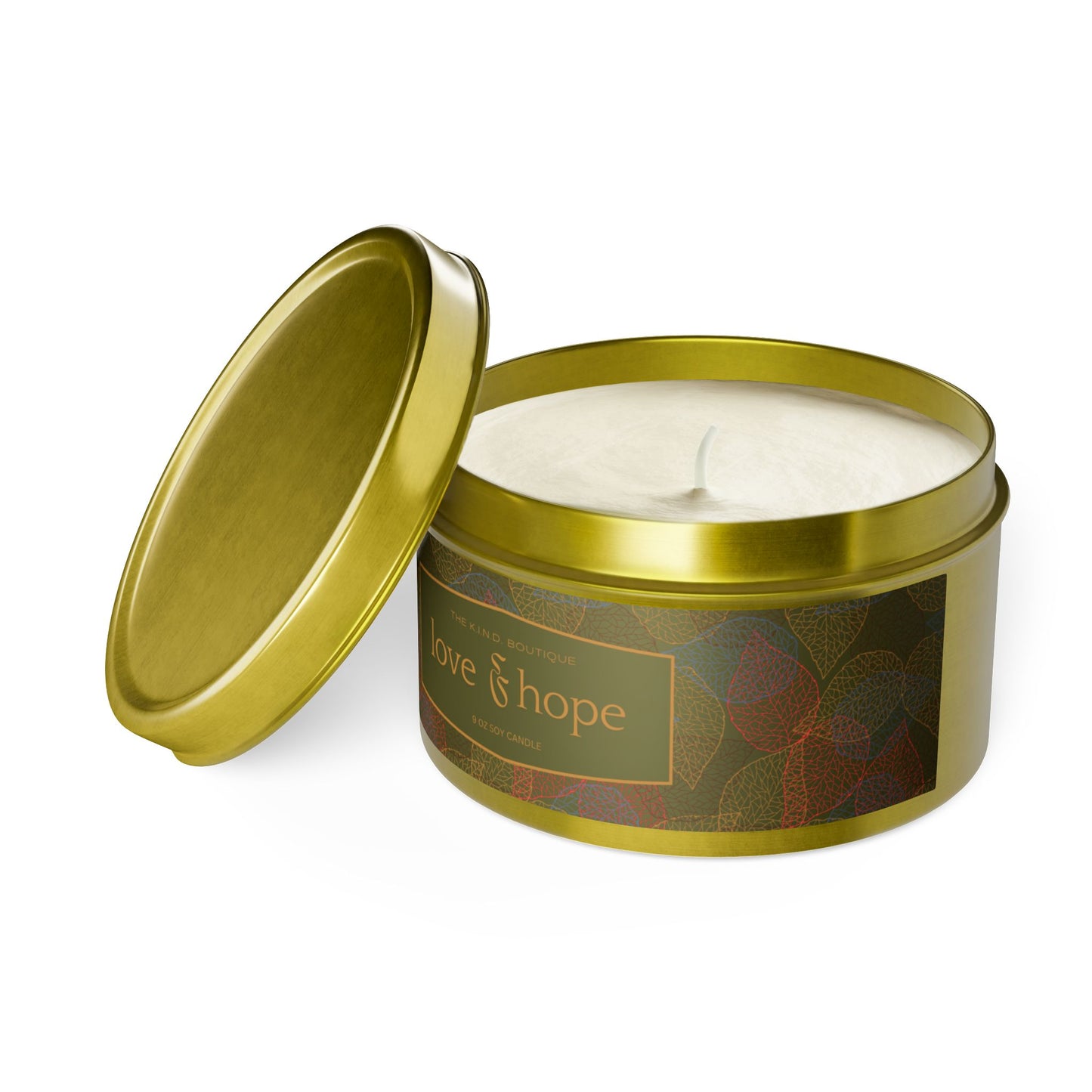 Love & Hope Tin Candles