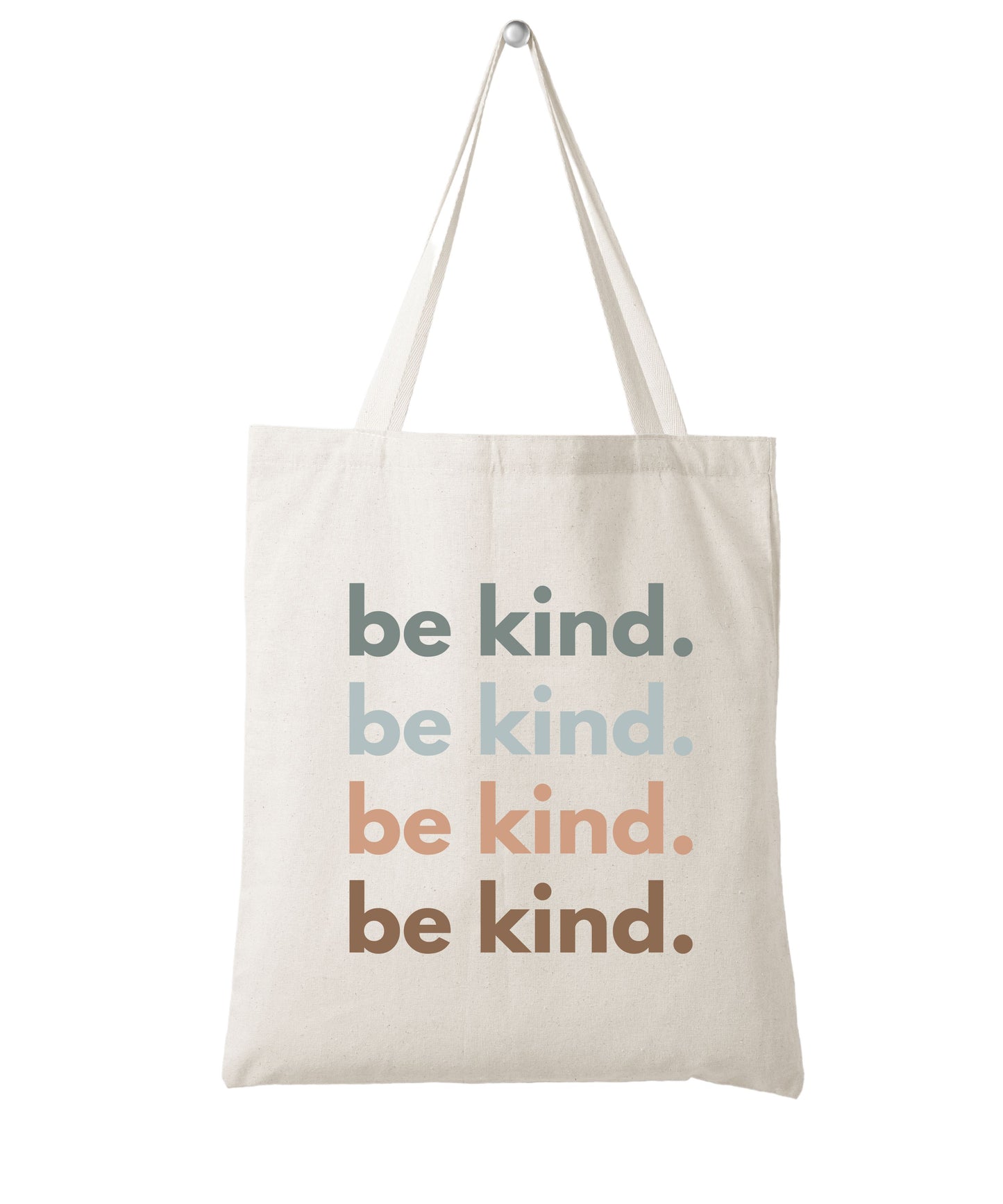 Be Kind 4 Cotton Canvas Tote Bag