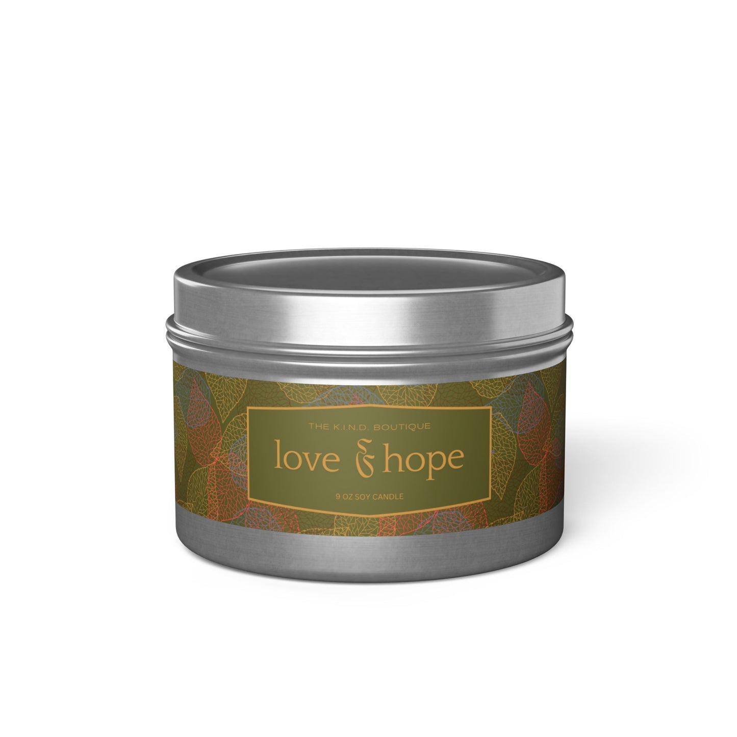 Love & Hope Tin Candles