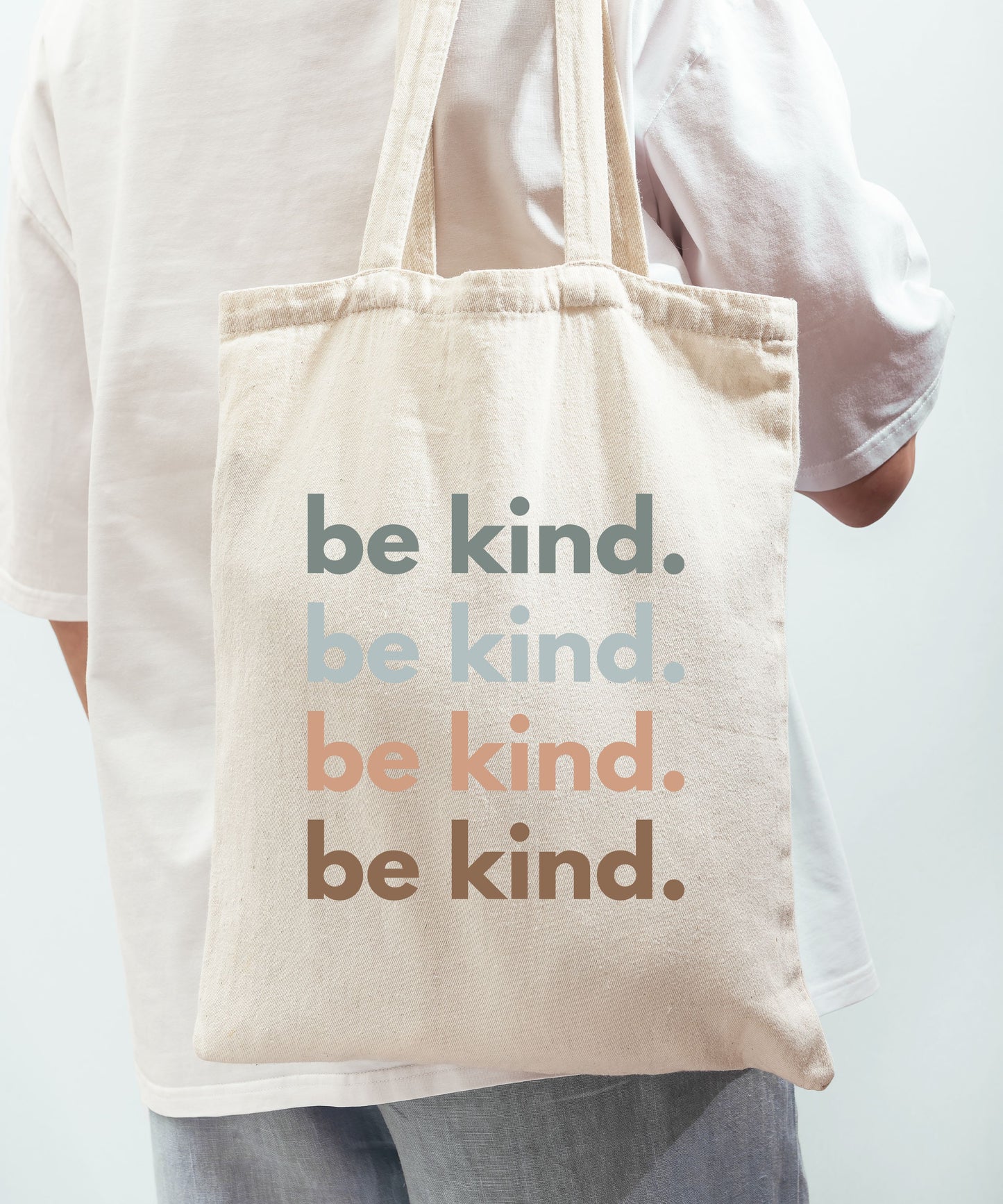 Be Kind 4 Cotton Canvas Tote Bag