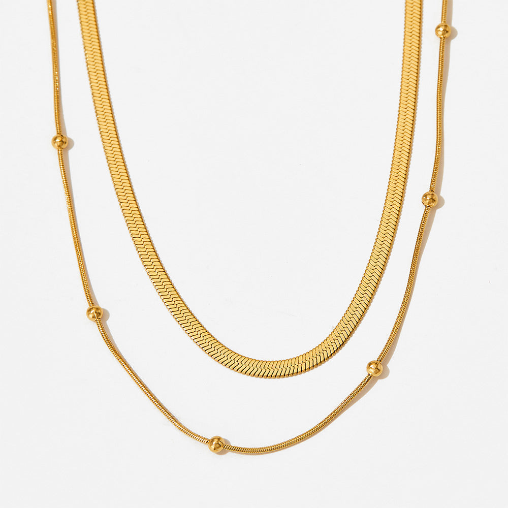 18K Gold-plated Chic Cascade Necklace