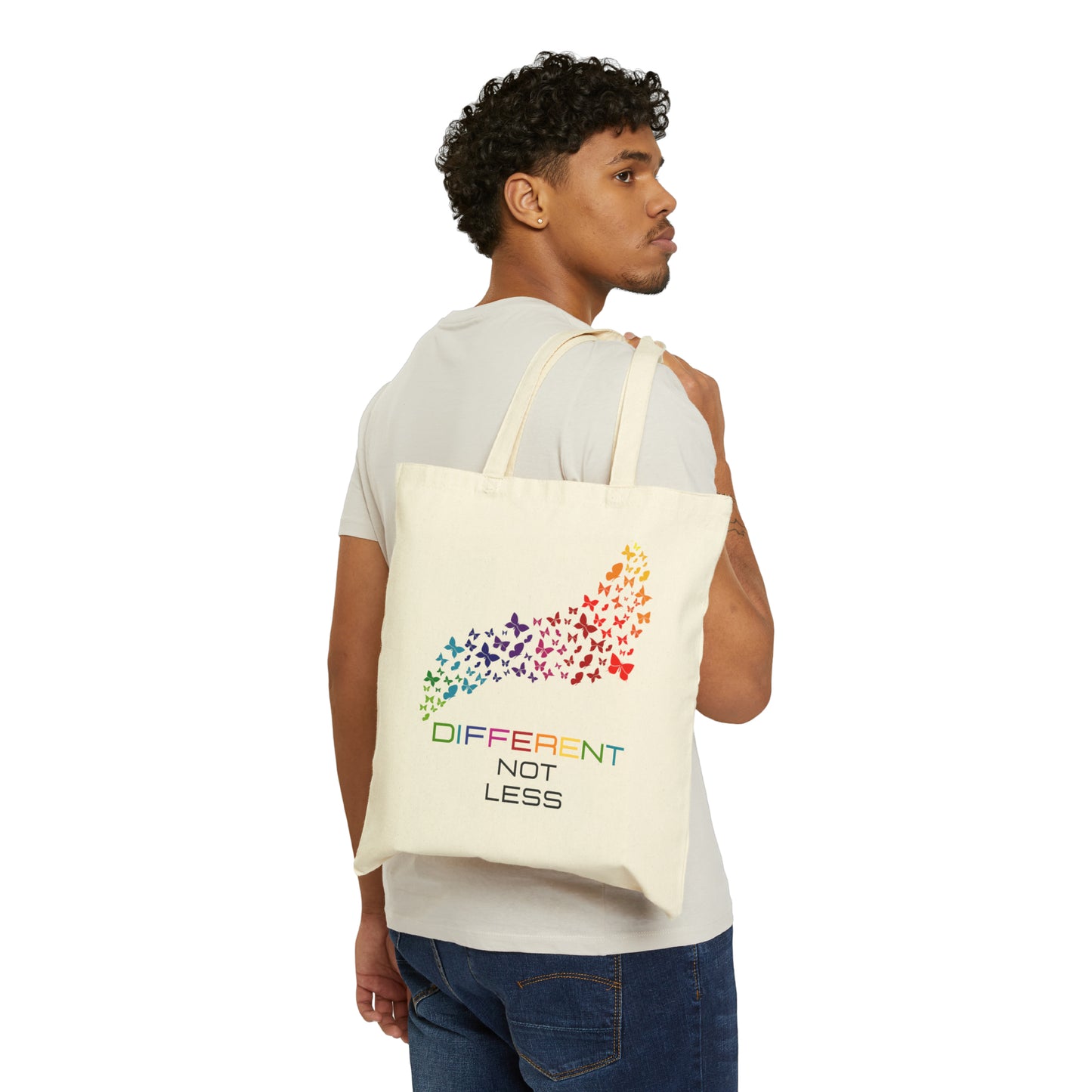 Recognize Normalize Embrace Neurodiversity Cotton Canvas Tote Bag