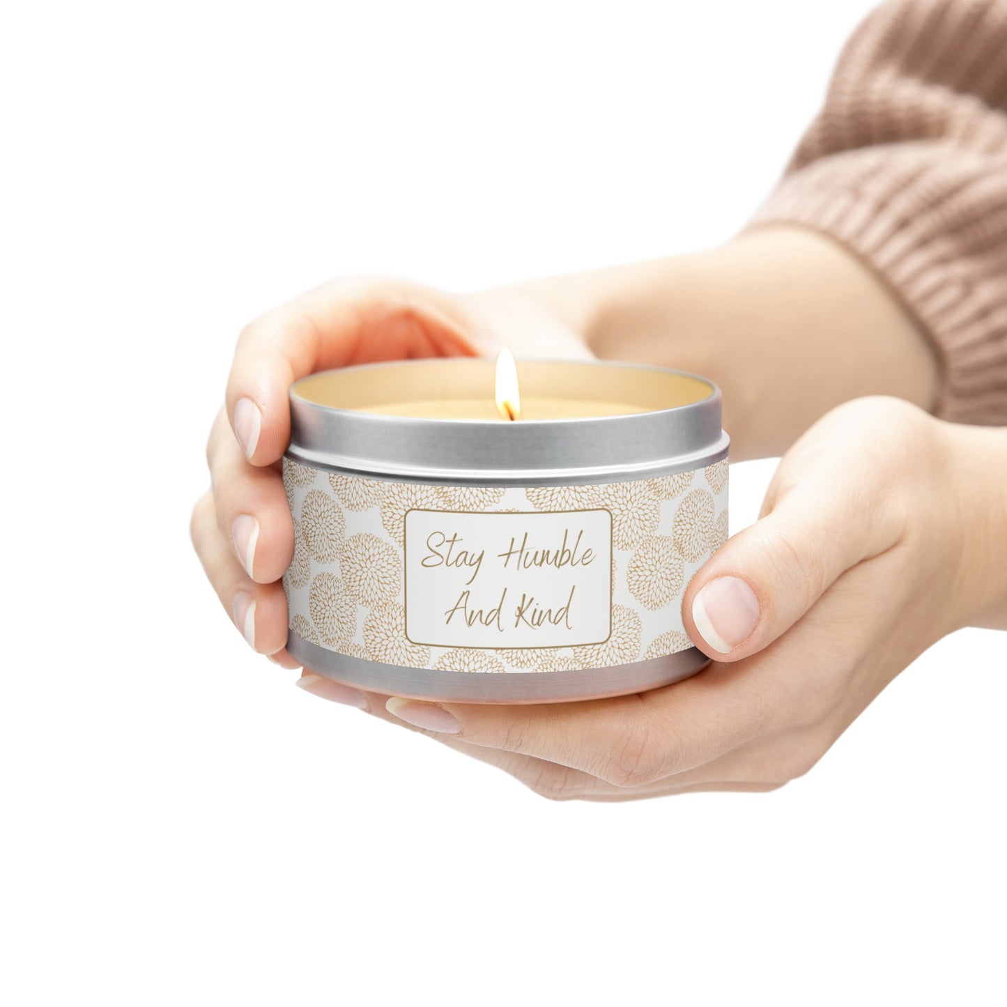 Stay Humble and Kind Tin Candles