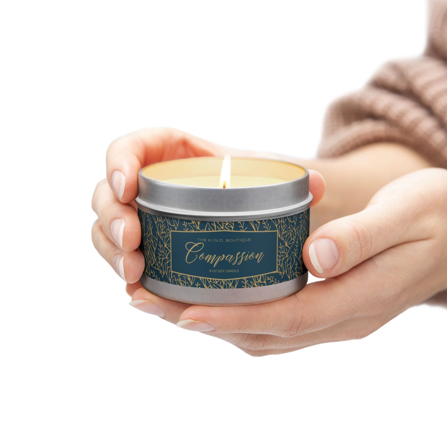 Compassion Tin Candles