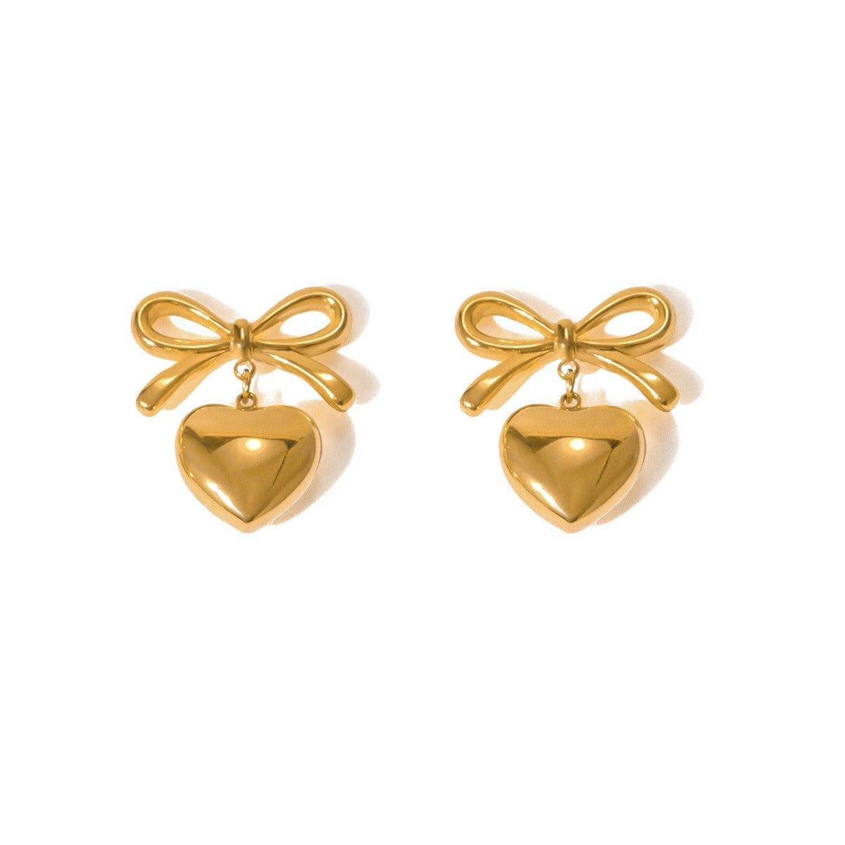 Heartfelt Bow Earrings