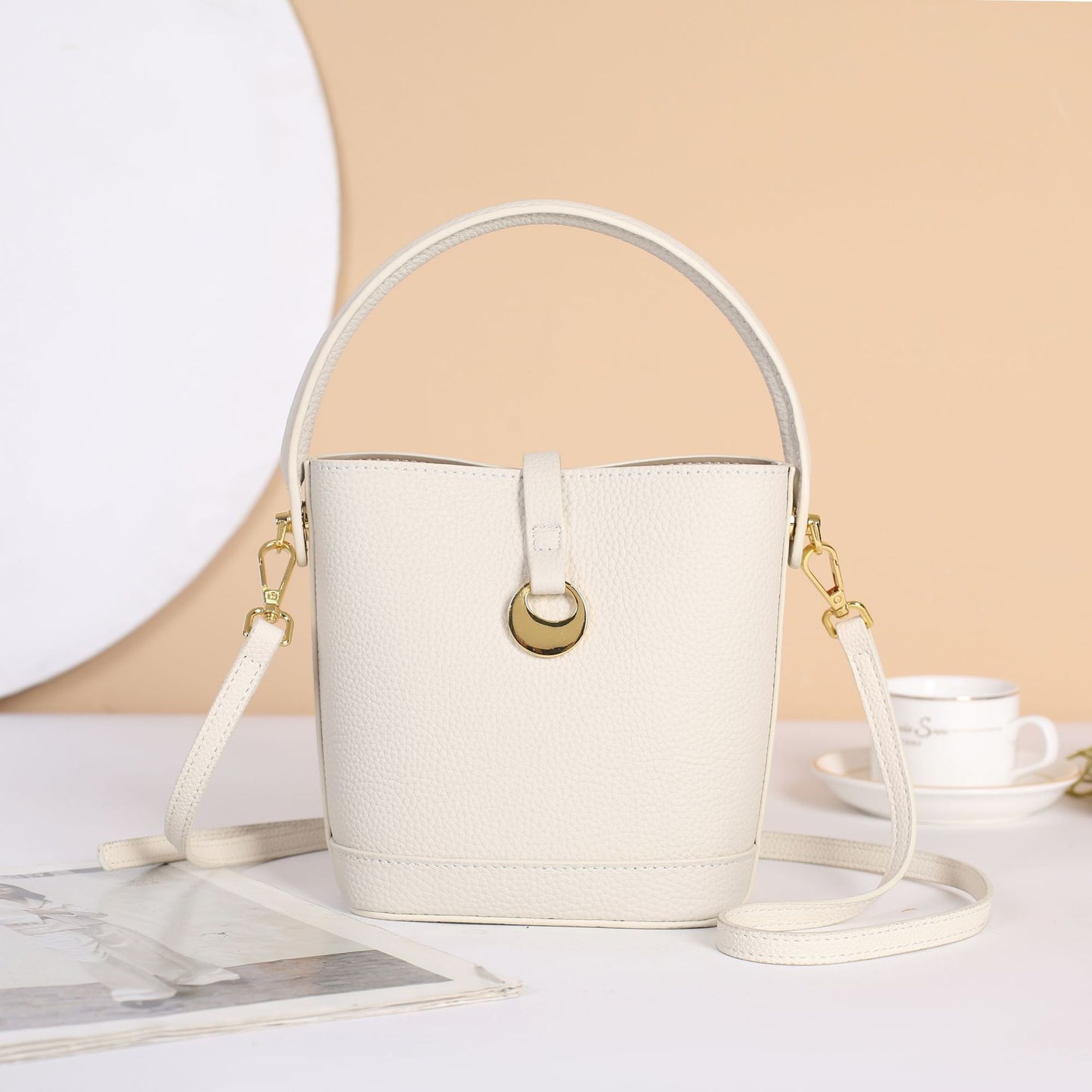 The KIND Leather Bucket Bag