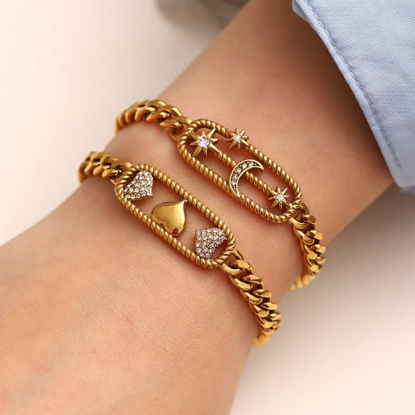 Sparkle & Shine Link Bracelets