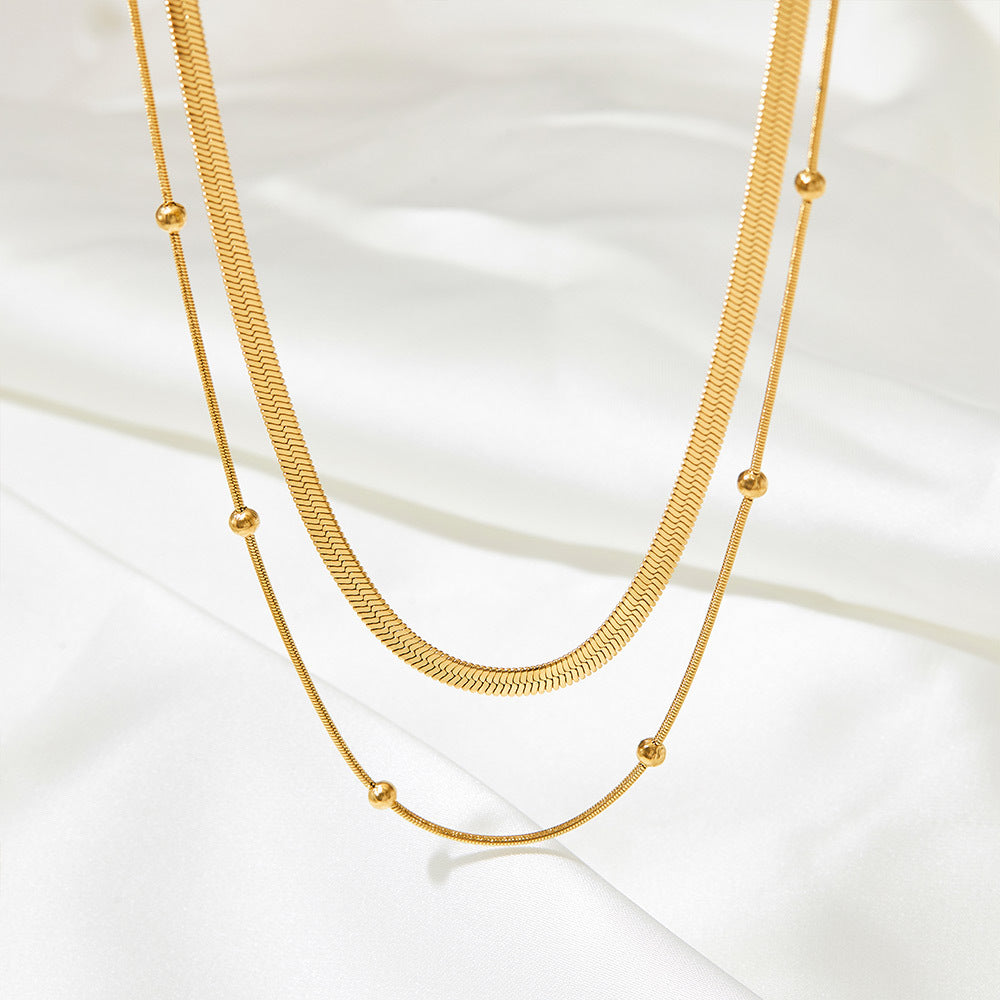 18K Gold-plated Chic Cascade Necklace