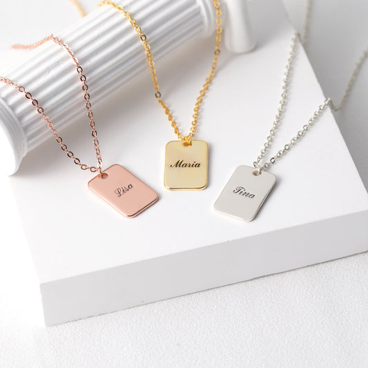 The Customizable Love & Affection Tag Pendant