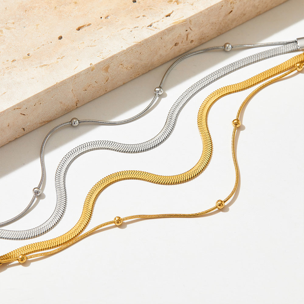 18K Gold-plated Chic Cascade Necklace