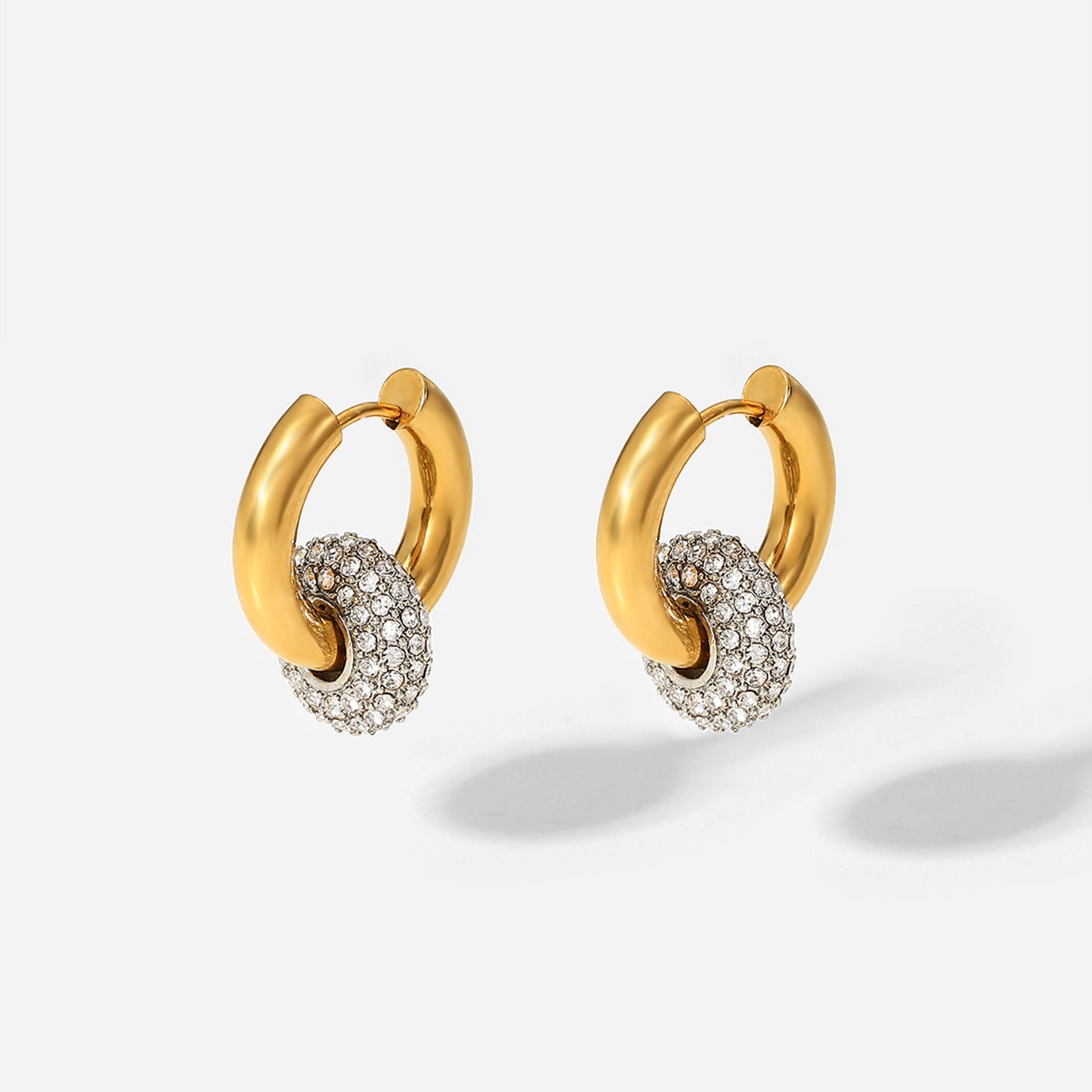 Twinkle Twinkle Slide Hoop Earrings