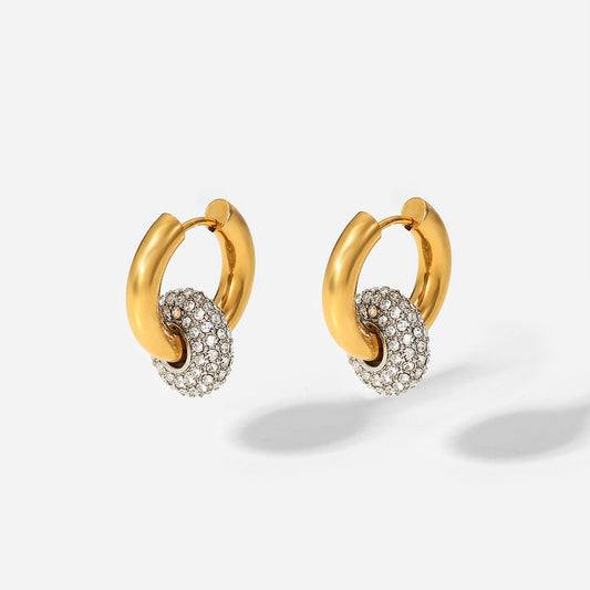 Twinkle Twinkle Slide Hoop Earrings