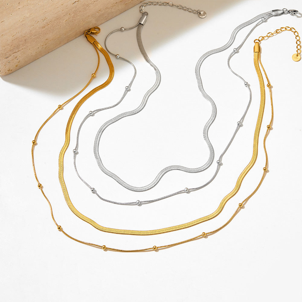 18K Gold-plated Chic Cascade Necklace